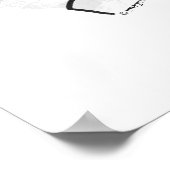 Hand Silhouette Rabbit Poster (Hoek)