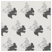 Hand Silhouette Rabbit Stof (Close Up)