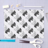 Hand Silhouette Rabbit Tissuepapier (Craft)