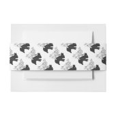 Hand Silhouette Rabbit Uitnodigingen Wikkel (Voorkant Voorbeeld)