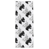 Hand Silhouette Rabbit Wijn Cadeautas (Achterkant)