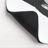 Hand Silhouette Wolf Muismat (Hoek)