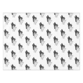 Hand Silhouette Wolf Tafelkleed (Voorkant (Horizontaal))