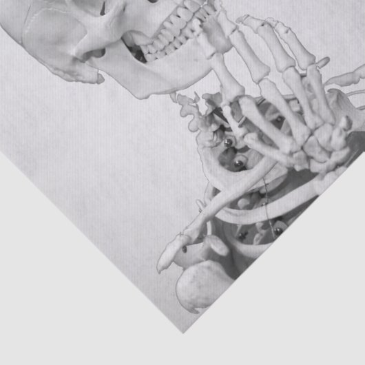 Hand Skelet Halloween Tissue Paper Tissuepapier (Detail)