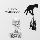 Hand Skelet Halloween Window Cling Raamsticker (Vel)