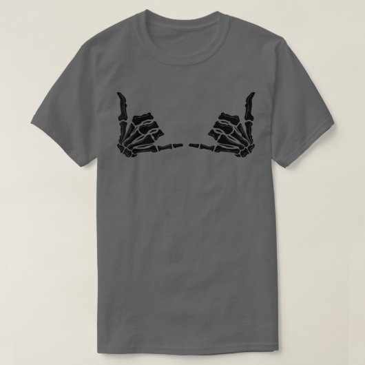 Hand Skelet T-Shirt voor losse signalisatie (Design voorkant)