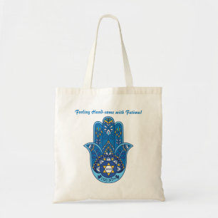 Hand-some Hamsa Tas - aangepaste tekst