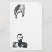  hand, speciale herenstationery briefpapier (Voorkant / Achterkant)