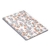 Hand stitch Embroidery Seamless patroon met glasve Notitieboek (Rechterzijde)