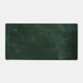 Hand-Stitched Style Forest Green Scholar Mug Bureaumat (Voorkant)