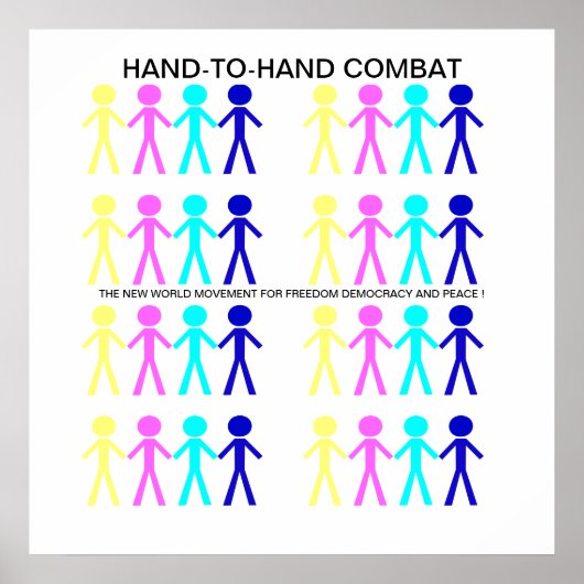 HAND-T0-HAND COMBAT... POSTER (Voorkant)