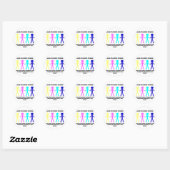 HAND-T0-HAND COMBAT... RONDE STICKER (Vel)