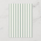 Hand Teken Groen Handschrift Details Informatiekaartje (Achterkant)