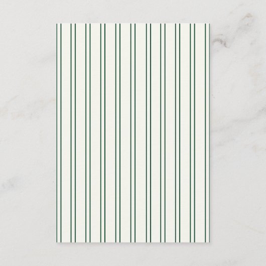 Hand Teken  Groen Handschrift Details Informatiekaartje (Achterkant)