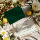 Hand Teken  Groen Handschrift Details Informatiekaartje