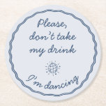 Hand Teken Retro Blauw Handschrift Trouwen Ronde Kartonnen Onderzetter<br><div class="desc">Perfect voor bruiloften,  jubilea of een speciale gebeurtenis,  dit onderzetter is niet alleen praktisch. Verken het volledige collectie om meer stukken in deze stijl te vinden.</div>