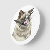 Hand tekening luffy Ragdoll kat Ronde Klok (Hoek)