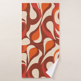 hand tekent etnisch patroon. Stijlvolle designacht Badhanddoek