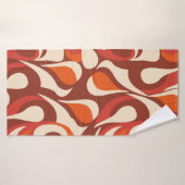 hand tekent etnisch patroon. Stijlvolle designacht Badhanddoek (Badhanddoek)