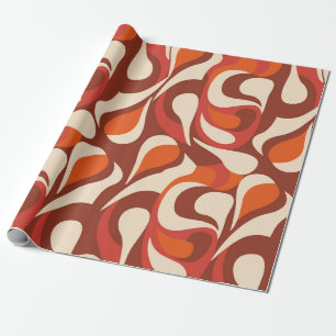 hand tekent etnisch patroon. Stijlvolle designacht Cadeaupapier