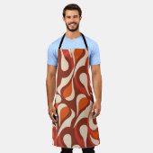 hand tekent etnisch patroon. Stijlvolle designacht Schort (Gedragen)