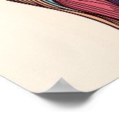 Hand to Horizon - Vogels vliegen omhoog vanaf Fing Poster (Hoek)