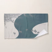 HAND TOWEL: JAPANESE WOODBLOCK PRINT HANDDOEK (Handdoek)