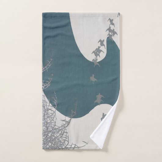 HAND TOWEL: JAPANESE WOODBLOCK PRINT HANDDOEK (Handdoek)