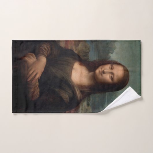HAND TOWEL : LEONARDO DA VINCI : DE MONA LISA HANDDOEK (Handdoek)