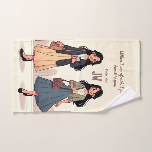 hand towel (sisters preaching) handdoek (Handdoek)