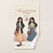 hand towel (sisters preaching) handdoek (Handdoek)