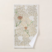 HAND TOWEL : WILLIAM MORRIS : GARDEN TULIP HANDDOEK (Handdoek)