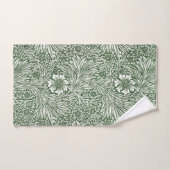 HAND TOWEL : WILLIAM MORRIS : GROEN MARIGOLD HANDDOEK (Handdoek)