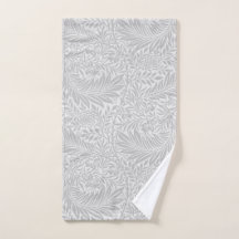 HAND TOWEL : WILLIAM MORRIS : LARKSPUR