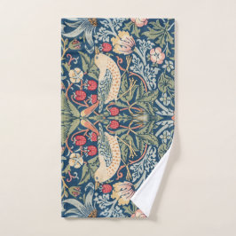 HAND TOWEL : WILLIAM MORRIS : STRAWBERRY THIEVY HANDDOEK