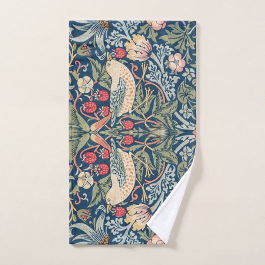 HAND TOWEL : WILLIAM MORRIS : STRAWBERRY THIEVY HANDDOEK (Handdoek)