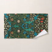 HAND TOWEL : WILLIAM MORRIS : TULIP ONTWERP HANDDOEK (Handdoek)