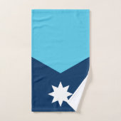 Hand Towel with Flag of Minnesota Handdoek (Handdoek)