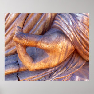 Hand van Boeddha Poster