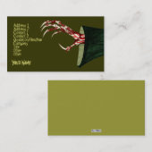 hand van de grim visitekaartje (Voorkant / Achterkant)