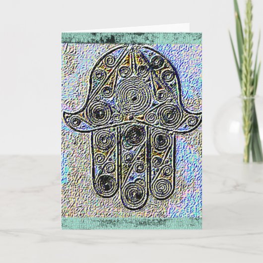 Hand van de kaart van Fatima (Voorkant)