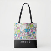 hand van EDDArt - sterren en harten 1 Tote Bag (Voorkant)
