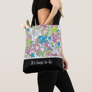 hand van EDDArt - sterren en harten 1 Tote Bag