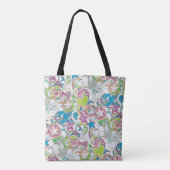 hand van EDDArt - sterren en harten 1 Tote Bag (Achterkant)