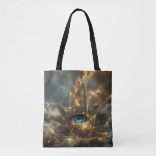 HAND VAN FATIMA – HAND VAN HAMSA – ZEN BOEDDHISME TOTE BAG