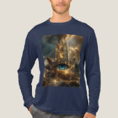 HAND VAN FATIMA – HAND VAN HAMSA – ZEN BOEDDHISME Tri-Blend SHIRT (Voorkant volledig)