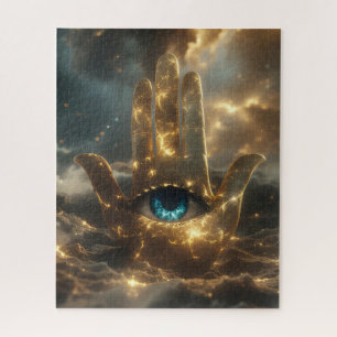 HAND VAN FATIMA – HAND VAN HAMSA – ZEN BUDDHISME LEGPUZZEL