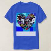 Hand van God Blauwe Hemel T-shirt (Design voorkant)