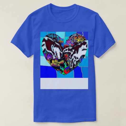 Hand van God Blauwe Hemel T-shirt (Design voorkant)