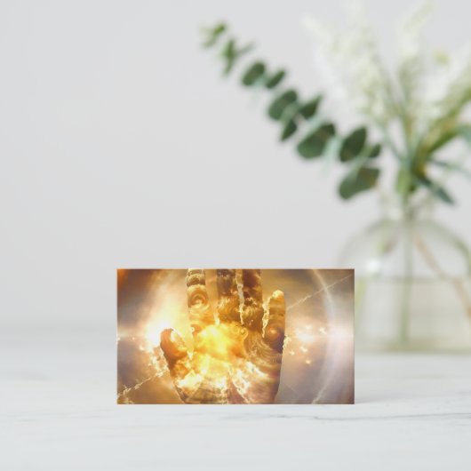 Hand van God Visitekaartje (Staand voorkant)